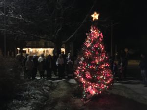 The 2018 Church of the Infant Saviour Christmas Tree is lit!