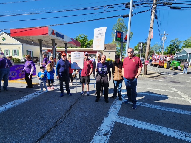 The Knights Marched in the 2025 Annual Pine Bush Memorial Day Parade