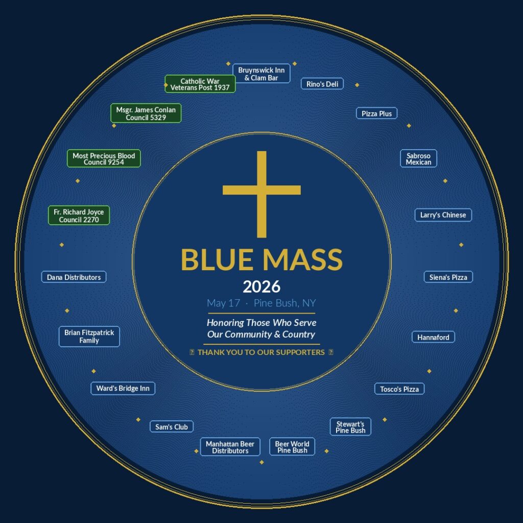 Thank you to all our sponsors of this year's Blue Mass!
