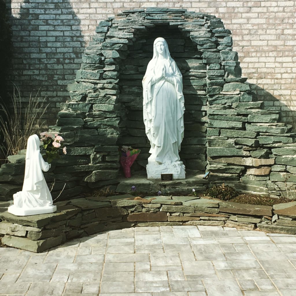 The Grotto of the Blessed Mother at Lourdes - Church of the Infant Saviour Pine Bush NY