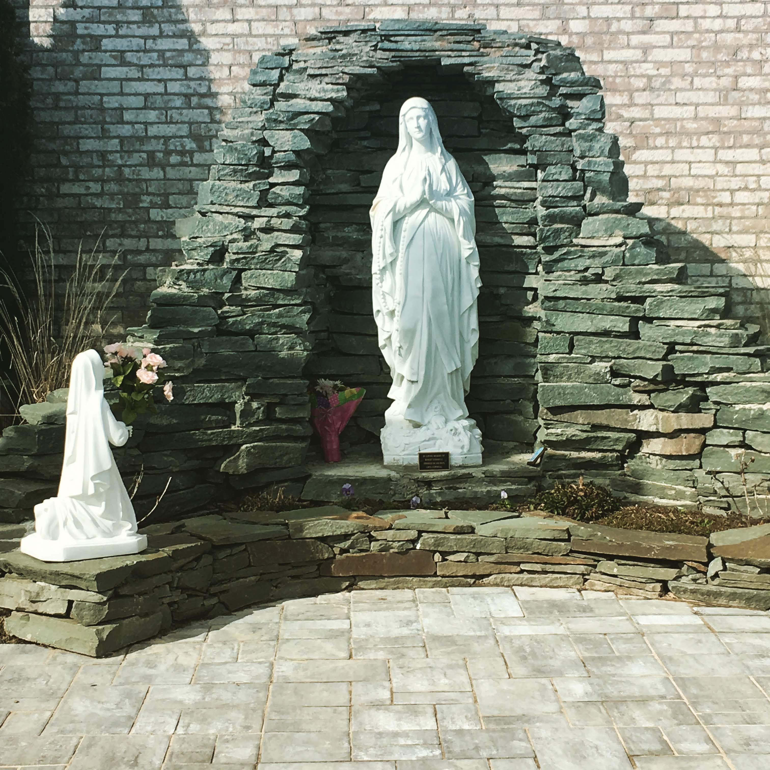 The Grotto the Blessed Mother at Lourdes -- Church of the Infant Saviour Pine Bush NY